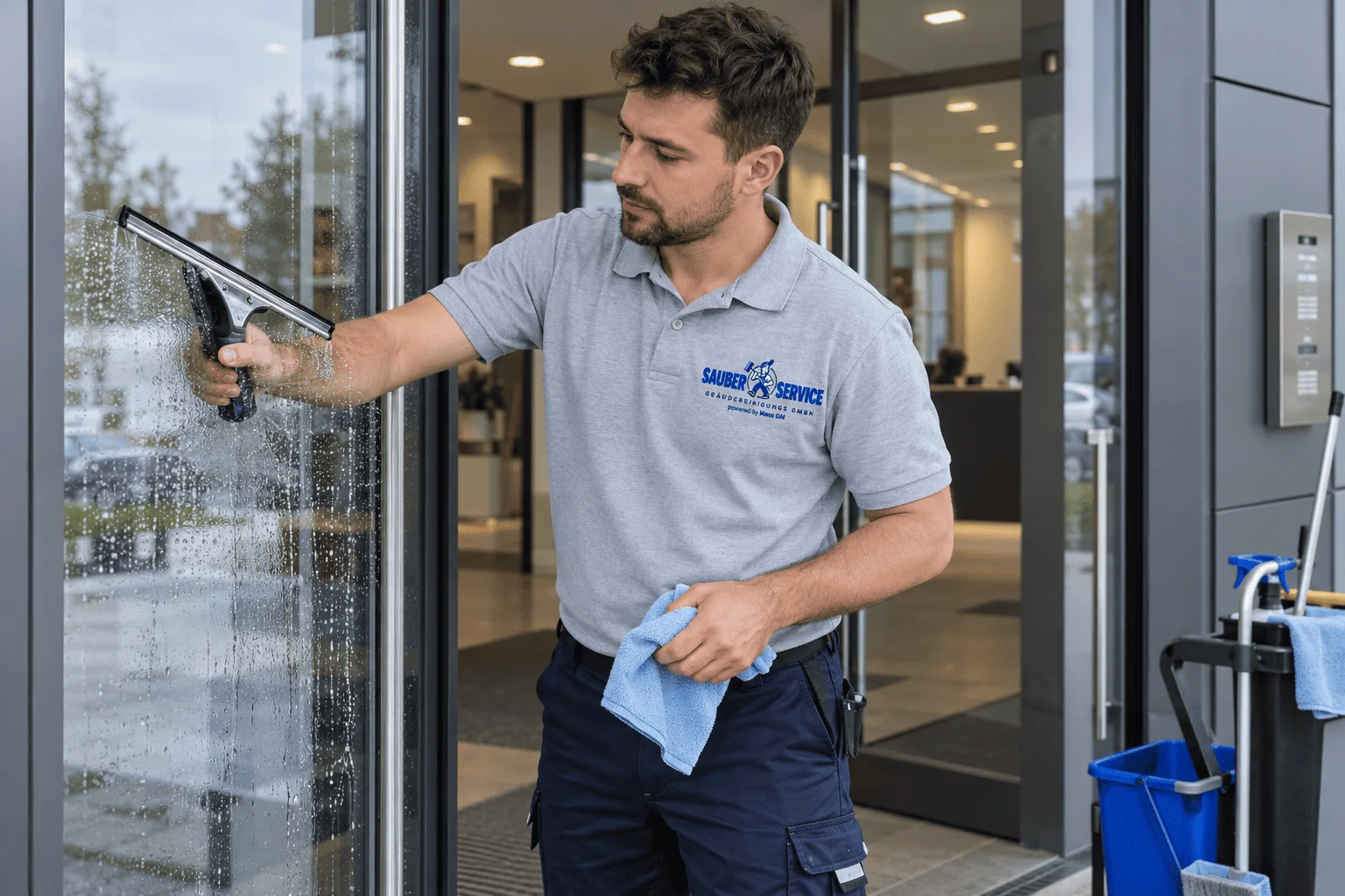 Glas- und Fensterreinigung durch Sauber Service